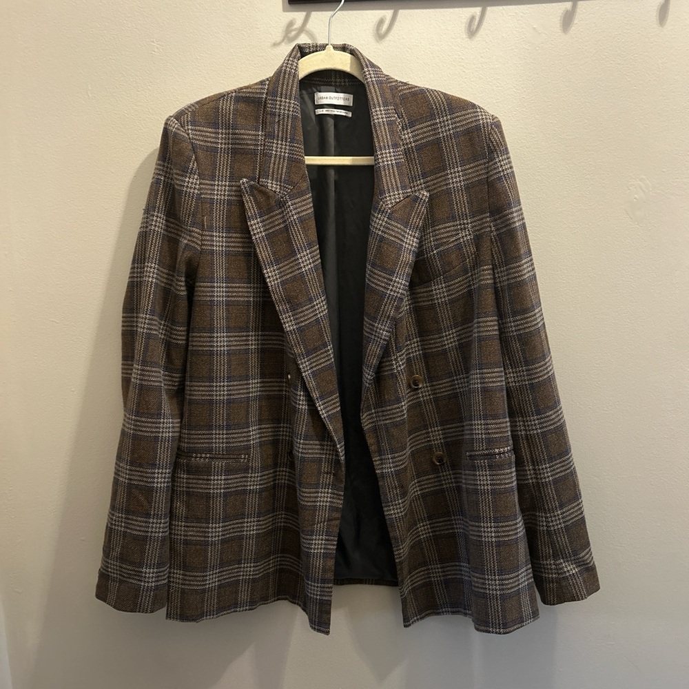 Urban Outfitters Plaid Blazer